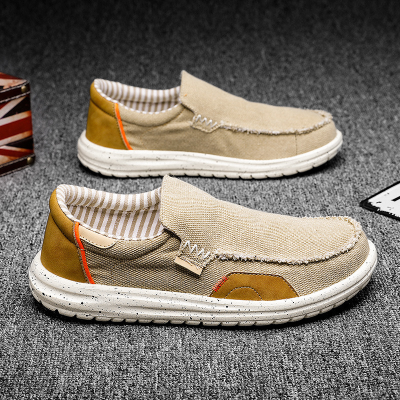 Breathable One-step Lazy Lightweight Men's Shoes Hiking Peas Shoes - Image 5