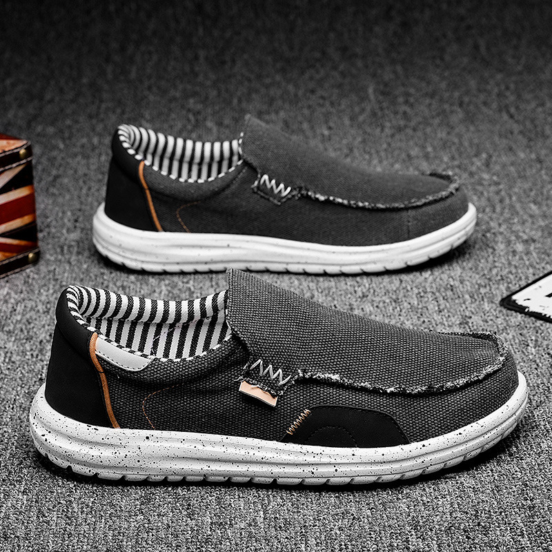 Breathable One-step Lazy Lightweight Men's Shoes Hiking Peas Shoes - Image 6