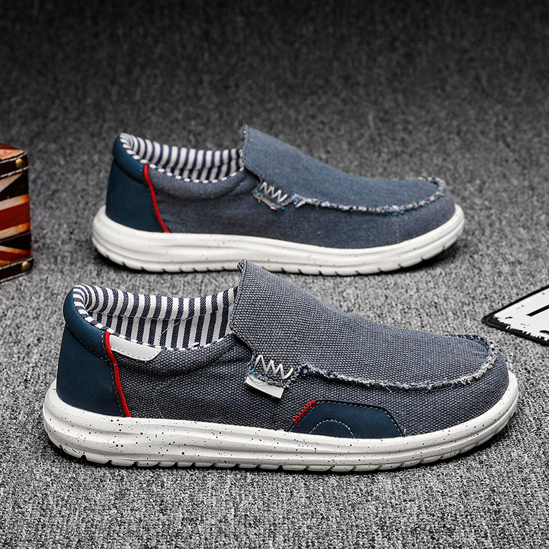 Breathable One-step Lazy Lightweight Men's Shoes Hiking Peas Shoes - Image 2