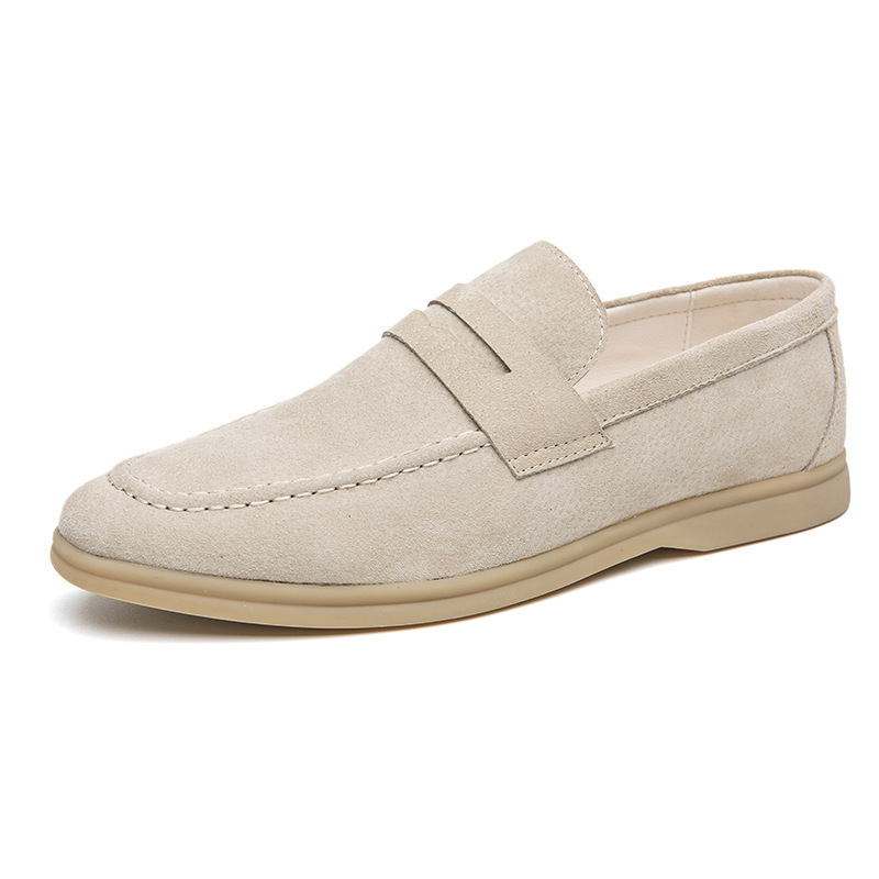 Men's Shoes Fashion Slip-on Plus Size Casual Leather Shoes - Image 5